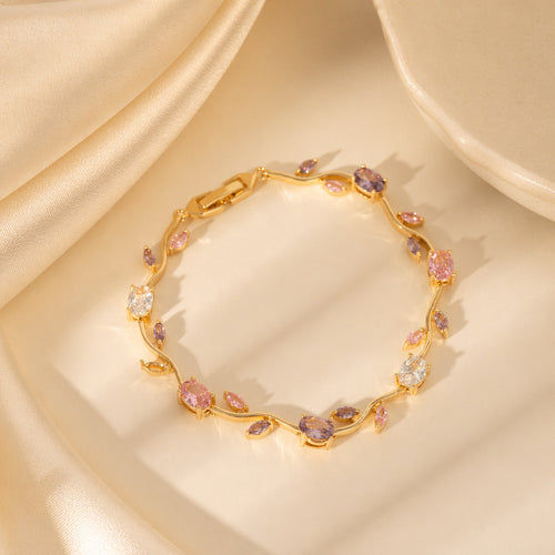 Bracelet Tulip Harmony serti de cristaux – vue principale
