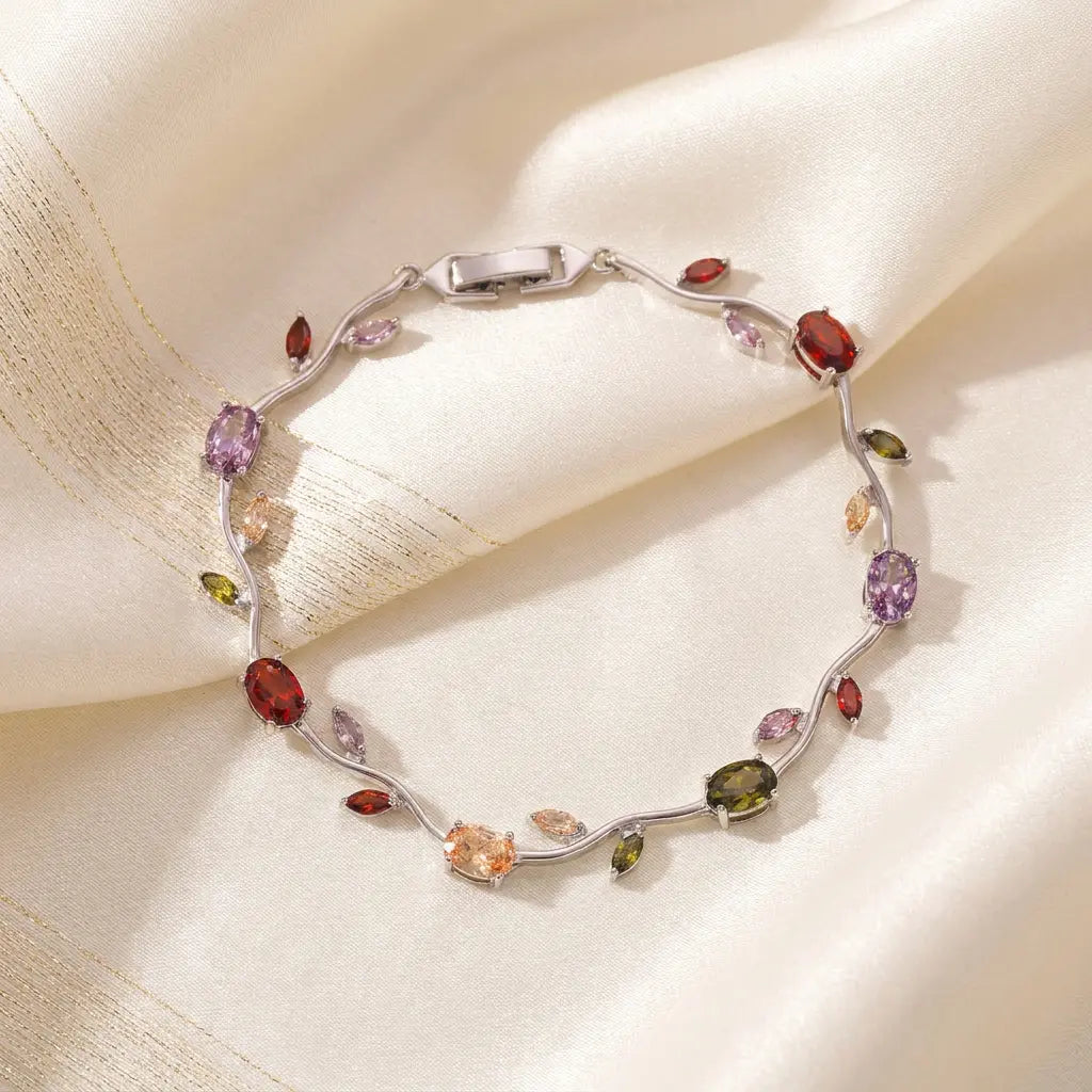 Tulip Harmony — Arc-en-ciel — Argentée — flat lay
