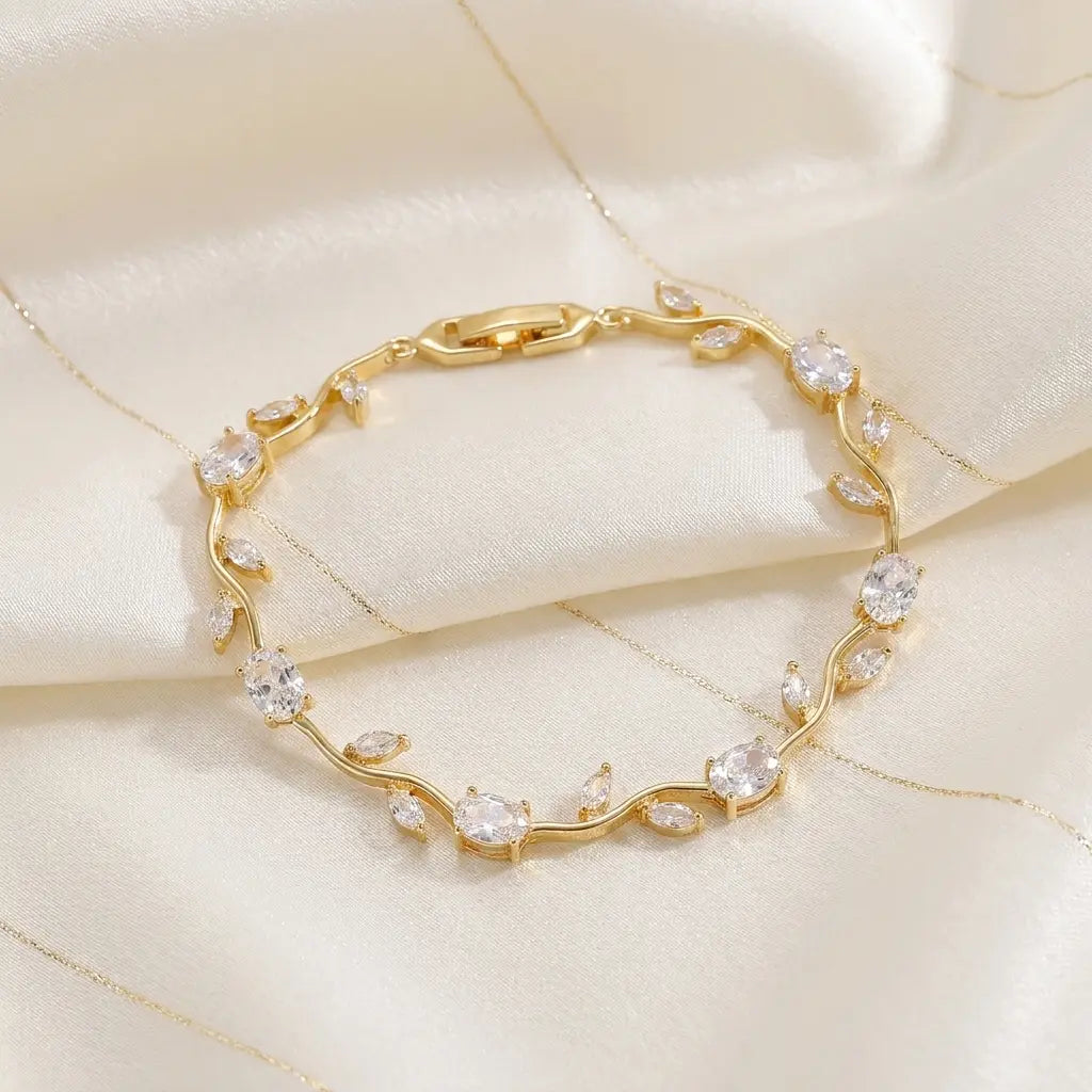 Tulip Harmony — Cristal — Dorée — flat lay